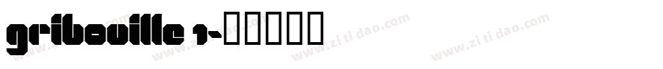 gribouille 1字体转换